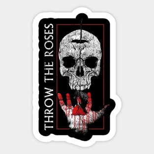 Skull roses Sticker